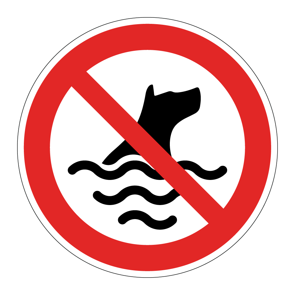 Keine Hunde im Wasser