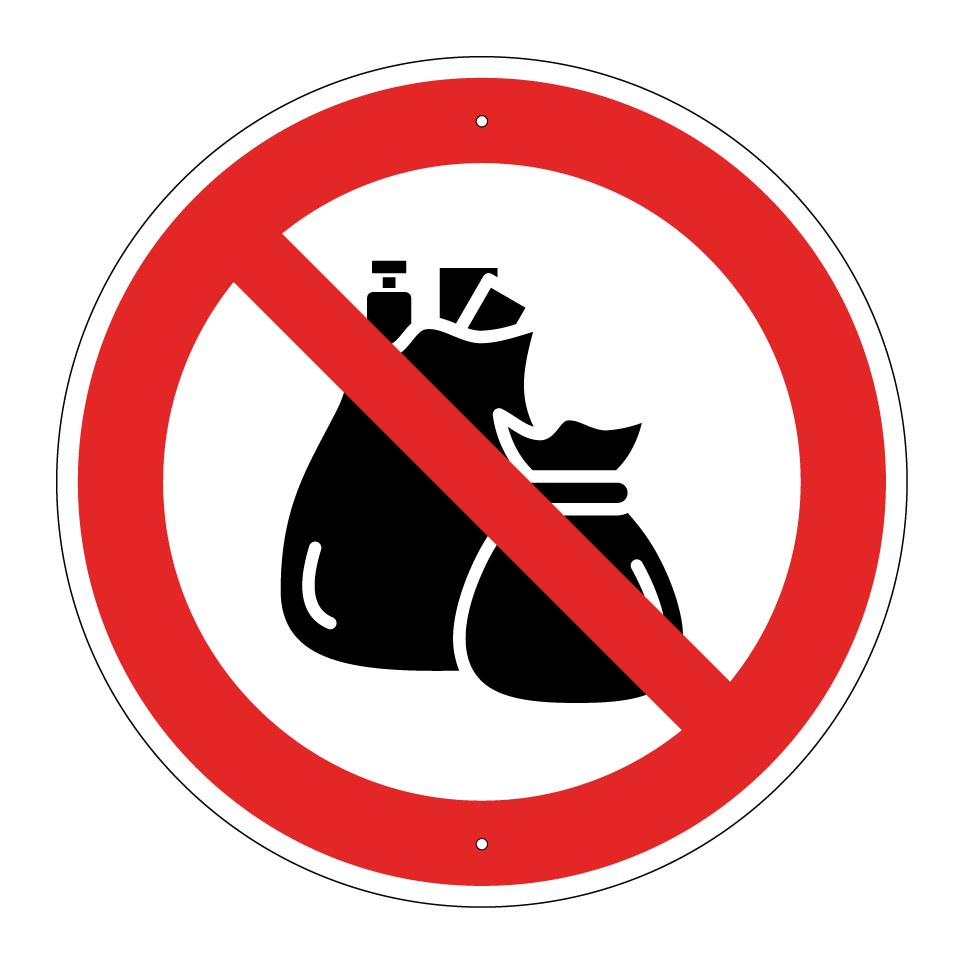 Pas de sacs poubelle