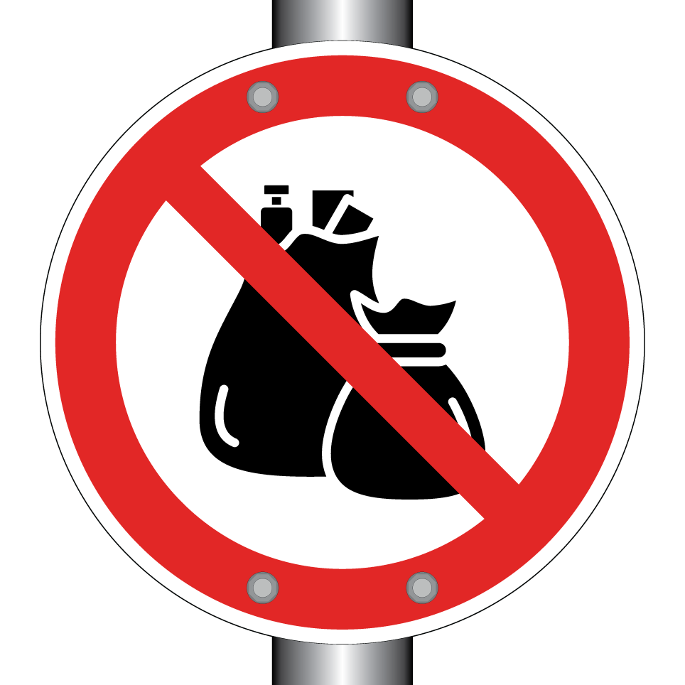 Pas de sacs poubelle