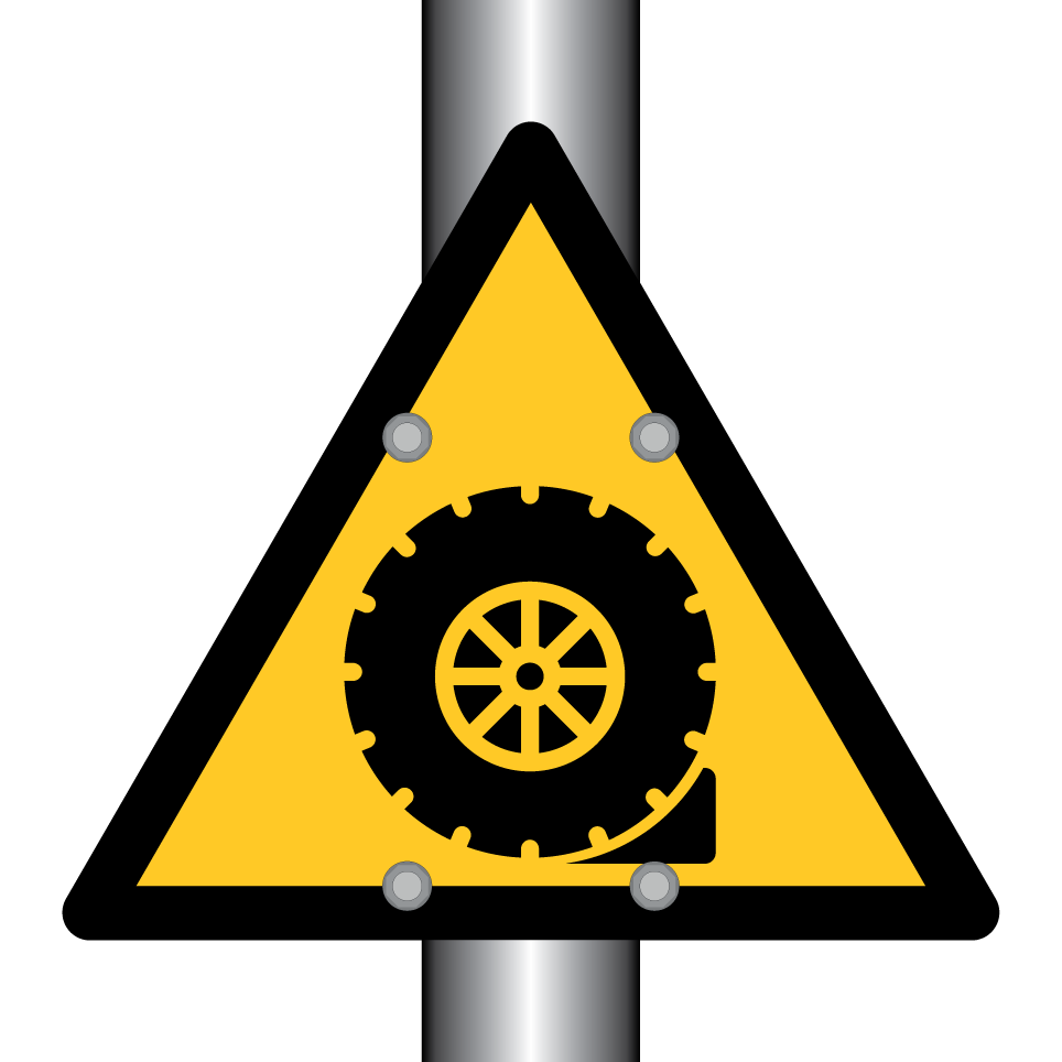 Warnung vor rollendem Fahrzeug