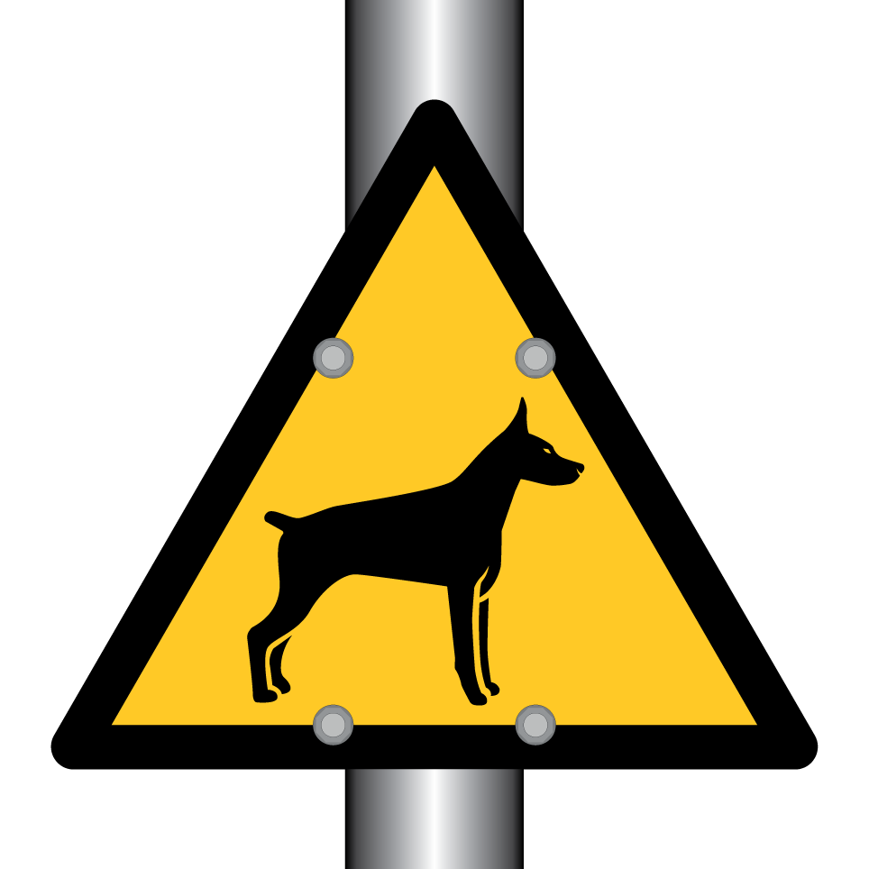 Warnung Dobermann