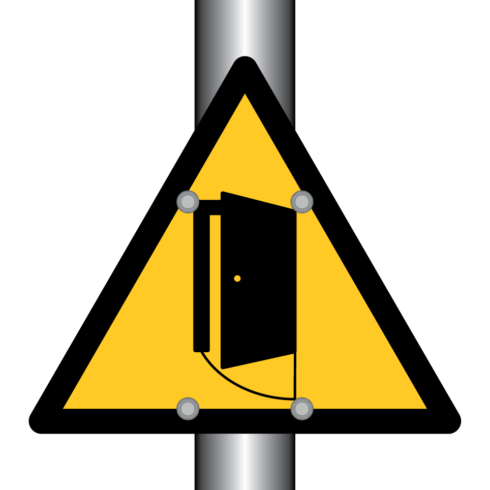 Avertissement ouverture de porte