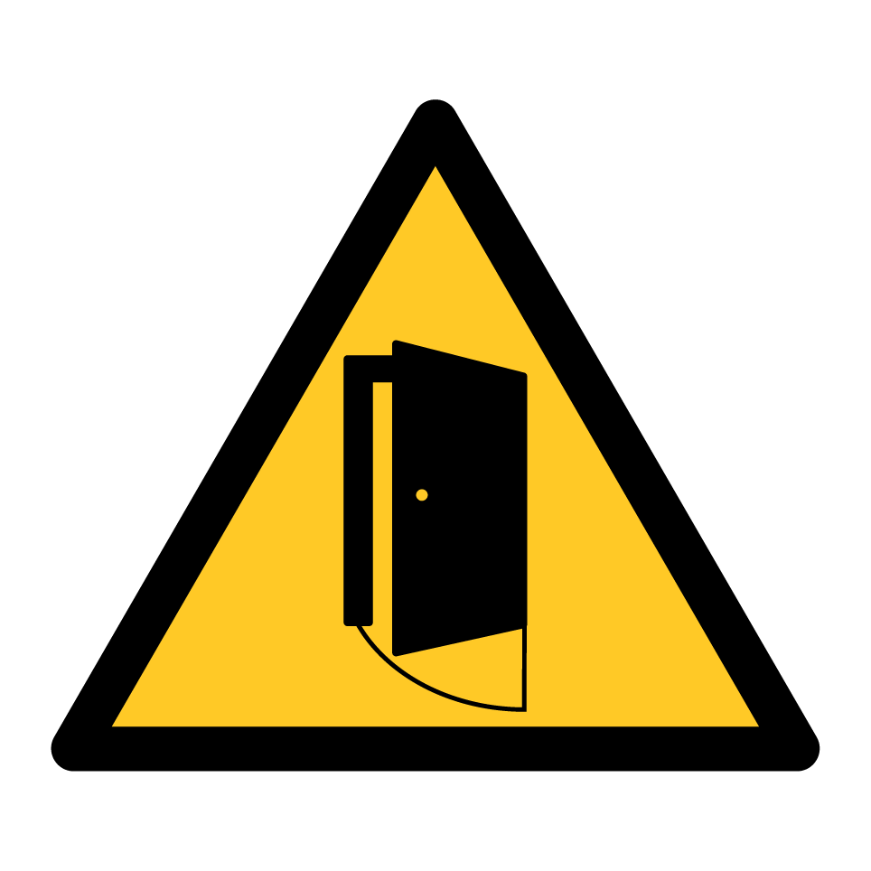 Avertissement ouverture de porte