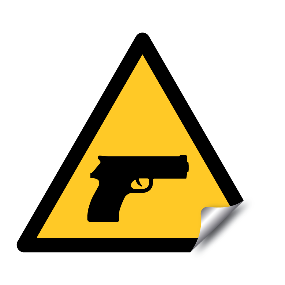 Warnung Schusswaffen