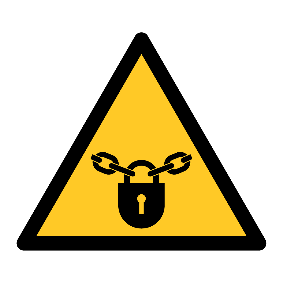 Warnungsschloss