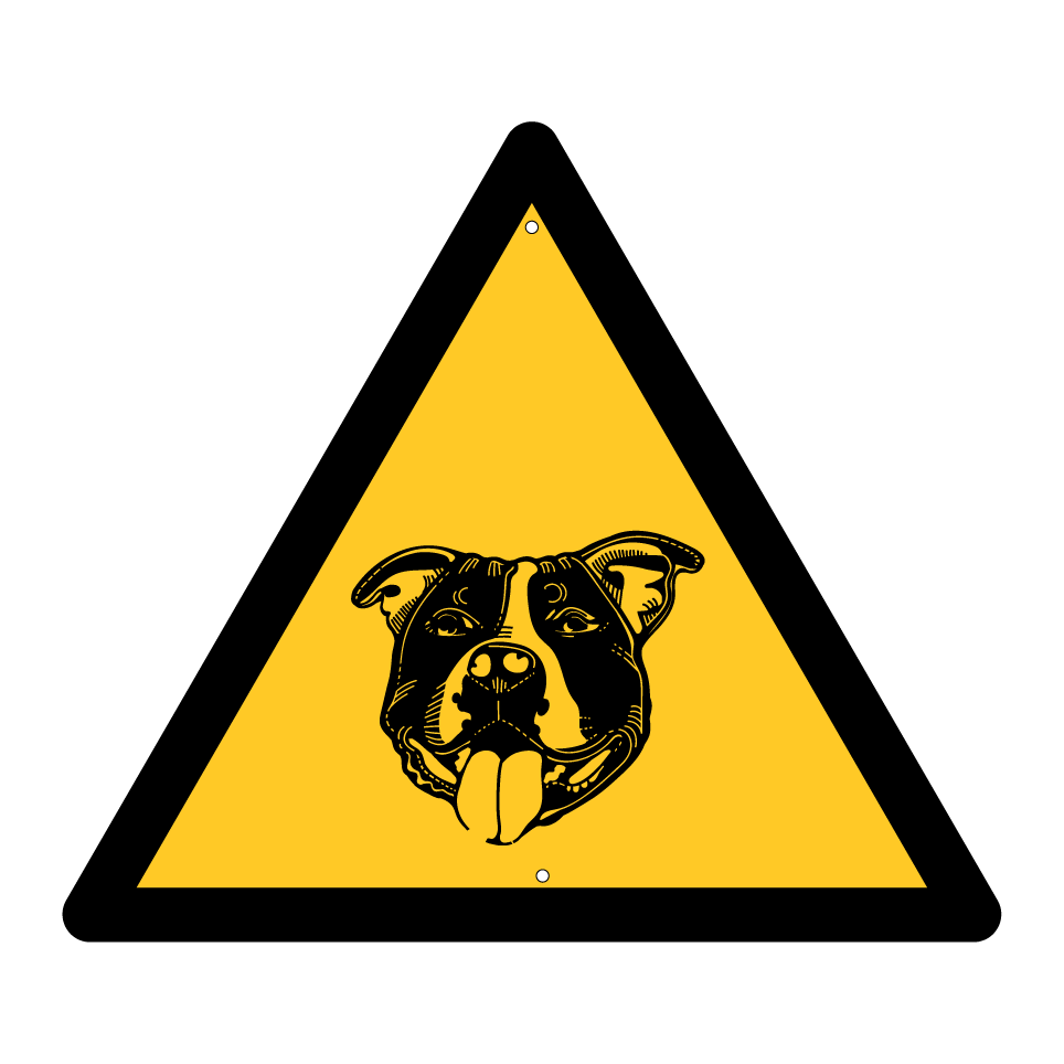 Chien d’avertissement - Pitbull