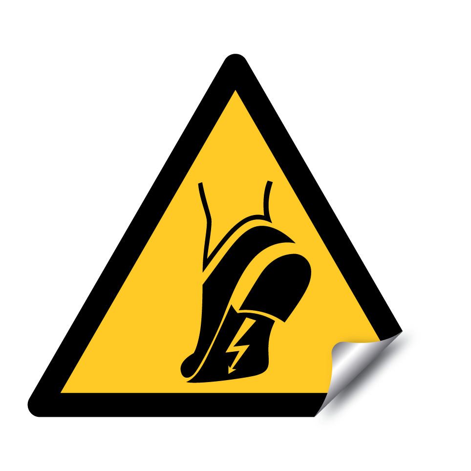 Risque de décharge électrostatique (chaussures)