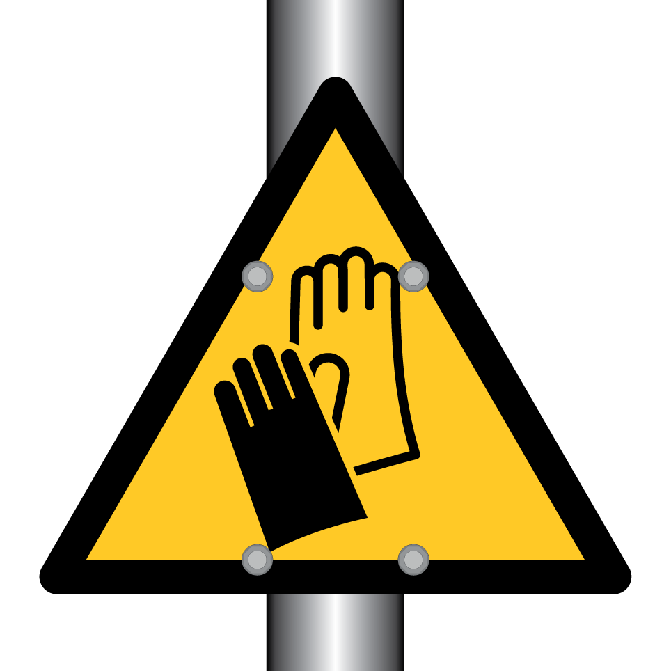 Gants de protection obligatoires